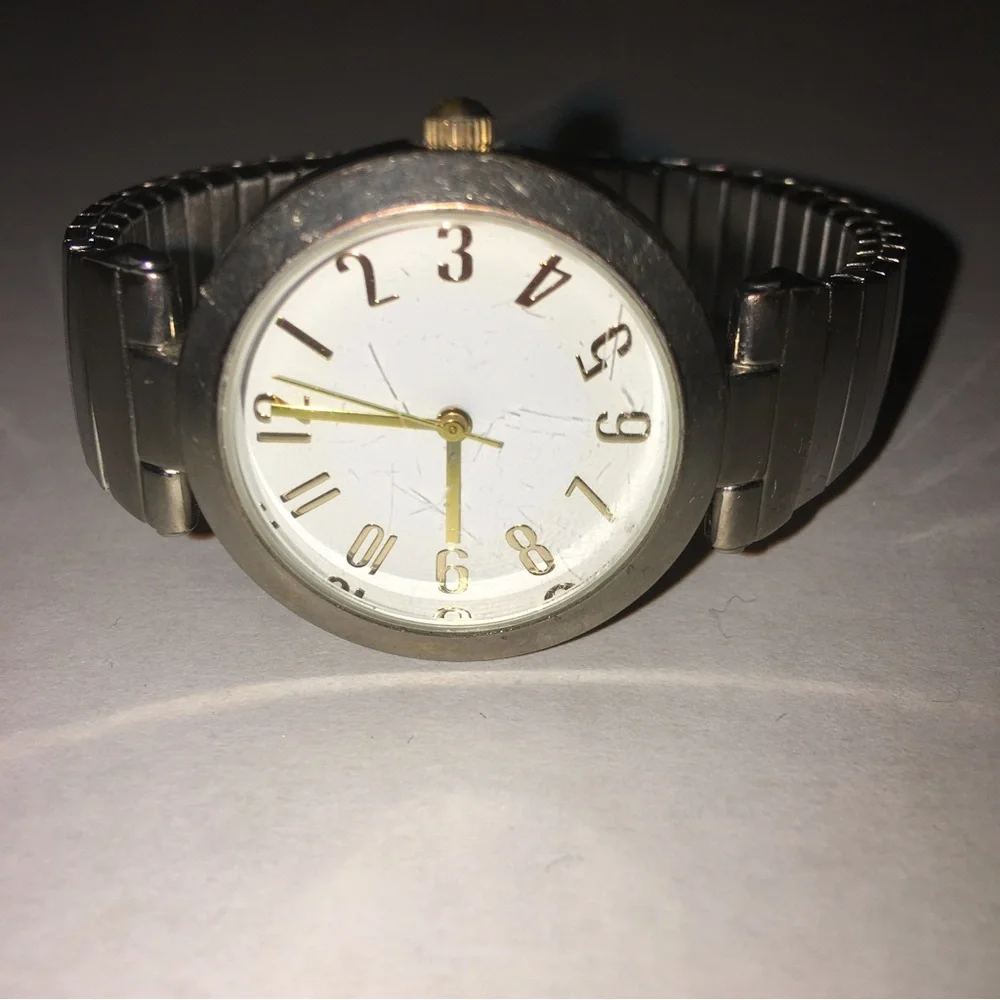 Wristwatch men Y121F Japan movt 78/1034TT Base metal Bezel Stainless Steel Back - Picture 3 of 7